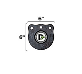 Image of Double Tap Industries Heavy Duty 1/2in AR500 Steel Gong Target