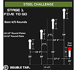 Image of Double Tap Industries Steel Challenge Stage 1 - Five to Go Target