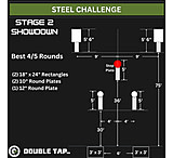 Image of Double Tap Industries Steel Challenge Stage 2 - Showdown Target