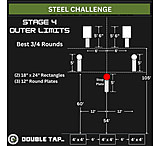 Image of Double Tap Industries Steel Challenge Stage 4 - Outer Limits Target