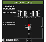 Image of Double Tap Industries Steel Challenge Stage 6 - Pendulum Target
