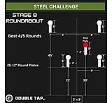 Image of Double Tap Industries Steel Challenge Stage 8 - Roundabout Target