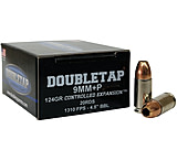 Doubletap Ammunition 9mm Luger 124 grain Hollow Point (HP) Brass Cased Pistol Ammunition