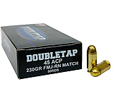 Doubletap .45 ACP 230 Grain Full Metal Jacket Round Nose Pistol Ammunition