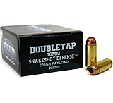 Image of Doubletap Ammunition SnakeShot Defense 10mm Auto 205 Grain JHP Brass Cased Pistol Ammunition