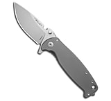 Image of DPx Gear HEST/F 4.0 MagnaCut Frame Lock Knife Titanium 3.25 Stonewash DEE4D792