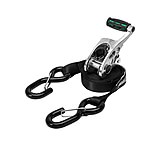 Image of Draw-Tite Heavy Duty Ratchet Tie-Down 1" Webbing w/Grip Handle &amp; Secure Hooks