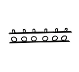 Image of Du-Bro 0379-0029 Du-Bro Trac-A-Rod, 4 Black Trac/Black Holders