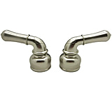 Image of Dura Faucet DF-RKC-SN Classical Lever Plastic Handles Brushed Satin Nickel