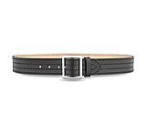 Image of DutyMan 1-3/4inch Plain Leather 4 Row Stitch Garrison Belt W/ Solid Brass/nickel DTY-4611-56-9061