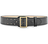 Image of DutyMan 2-1/4inch High-gloss Leather Sam Browne 2-row Stitch Duty Belt With Gold Buckle DTY-1031-46-9002