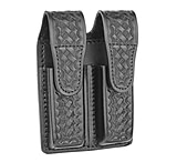 Image of DutyMan Basketweave Leather Double Magazine Holder