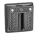 Image of DutyMan Basketweave Leather Double Magazine Holder For 9mm DTY-8521S