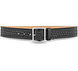 Image of DutyMan 1-3/4inch Basketweave Leather Garrison Belt With Nickel Buckle DTY-1621-38-9031