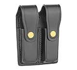 Image of DutyMan Plain Leather Double Magazine Holder For 9mm DTY-8511SG