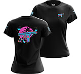 Image of We the People Holsters Retro Wave Tec9 Women's Short Sleeve Shirt 6ACA63A0