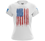 Image of We the People Holsters Fresh Paint American Flag Short Sleeve Shirt - Women's