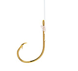 Image of Eagle Claw Lazer Sharp Inline Circle Baitholder Mono Snell 18in for Striped Bas with L2196G Hook