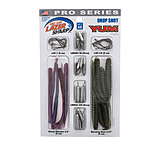 Image of Eagle Claw Lazer Sharp Pro Series Drop Shot Kit, Hooks Cylinder Weights, 3.75in Warning Shot, 4.75in Sharp Shooter