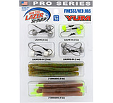 Image of Eagle Claw Lazer Sharp Pro Series Finesse/ Ned Jig Kit, Hooks Weedless Hooks, 3in Dingers
