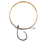 Image of Eagle Claw Lazer Sharpinline Circle Hook Shark Rig, Size 10/0 L2004 Hook, 48in Steel Wire