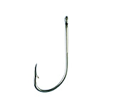 Image of Eagle Claw Plain Shank Offset Hook, Plain Shank Ringed Eye Offset