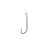 Image of Eagle Claw Plain Shank Snelled Hook, Offset, Down Eye