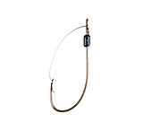 Image of Eagle Claw Weedless Hook, Baitholder, Ringed Eye, 2 Slices