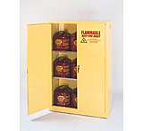Image of Eagle Manufacturing Flammable Liquids Safety Storage Cabinets, Eagle Manufacturing 1947 Floor Cabinet, 2 Doors, 2 Shelves