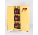 Image of Eagle Manufacturing Flammable Liquids Safety Storage Cabinets, Eagle Manufacturing 4510 Floor Cabinet, 2 Self-Closing Doors, 2 Shelves