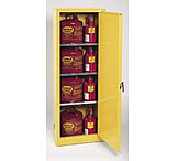 Image of Eagle Manufacturing Space-Saver Flammable Liquids Storage Cabinets, Vertical, Eagle Manufacturing 2310 Space Saver Cabinet, Self-Closing Door