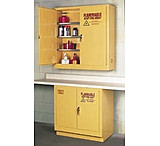 Image of Eagle Manufacturing Wall Mount and Undercounter Safety Storage Cabinets, Eagle Manufacturing 1971 Undercounter Cabinet, Manual Doors