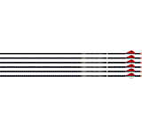 Image of Easton 4mm FMJ 300 Arrows w/2in Blazer Vanes