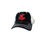 Image of Big Bite Baits Black Hat w/ White Mesh