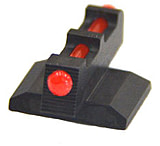 Ed Brown Products Dovetail Fiber Optic Front Sight, 1911, 0.18in Height, 65 degree Dovetail, Black, 1620-FIBER