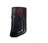 Image of Ed Brown Products Black Leather/Ostrich Magazine Pouch