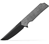Image of Sig Sauer Knives TS8BB Tsuru 3.30" Folding Tanto Plain Black PVD 154CM SS Blade