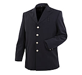 Image of Elbeco Men's Navy Wool Blend Double Breasted Dress Blousecoat, Fit Line Regular