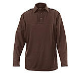 Image of Elbeco Mens Brown, Uv1 Undervest Long Sleeve Shirt