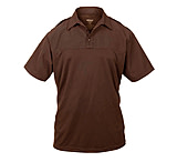 Image of Elbeco Mens Brown, Uv1 Undervest Short Sleeve Shirt