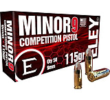 Eley Ammunition Minor9 9mm Luger 115 Grain Full Metal Jacket Brass Cased Pistol Ammunition