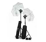 Image of Elinchrom D-Lite RX ONE - 2x Head Umbrella To Go Kit