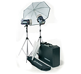Image of Elinchrom Style 600rx/1200rx Kit With Umbr., Rflctr., Stands And Case EL 20746