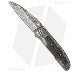 Image of Elishewitz Custom Knives Damascus 3.25in Folding Knife