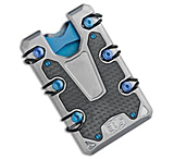 Image of EOS 3.0 Titanium Wallet - Satin With Blue Accents 6862B71E