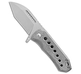 Image of EOS Orca-SW Frame Lock Knife Stonewash Titanium 3 Bead Blast A6C51D61