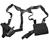 Elite Survival Systems M/ASH Shoulder Holster System, Size 9, For Glock 26 &amp; Similar, Black, MASH9-A