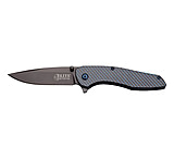 Image of Elite Tactical Carbon Fiber Folding Knife, Black