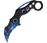 Image of ElitEdge Karambit Blue 2.75in A/O Folding Knife