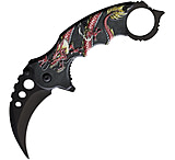 Image of ElitEdge Red Dragon Karambit 2.75in A/O Folding Knife